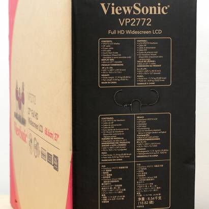 《3C見學記》ViewSonic VP2772專業級螢幕新春小開箱