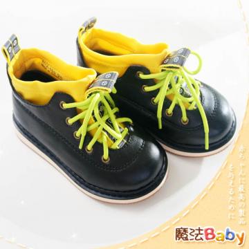 魔法Baby~【KUKI酷奇】帥氣系個性潮款紳士中短筒鞋~男童鞋~時尚設計童鞋~sh0286
