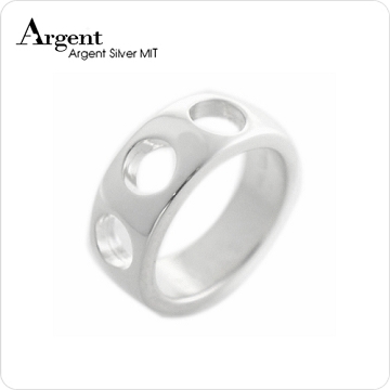 ARGENT 造型系列 圓緣 純銀戒指