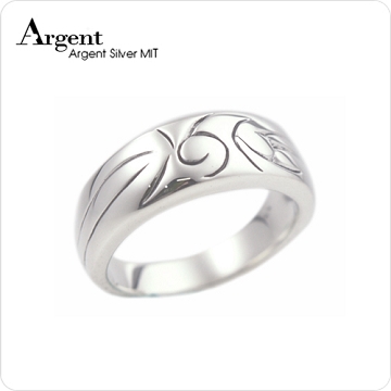 《ARGENT銀飾》造型系列「紋」純銀戒指(單只價)