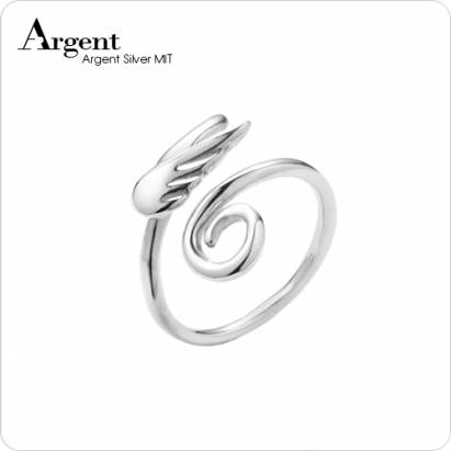 【ARGENT銀飾】造型系列「天使之翼」純銀戒指