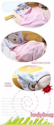 魔法Baby ~可收納珊瑚絨嬰幼兒毛毯;抱巾~k18011 ~水藍~嬰幼兒用品