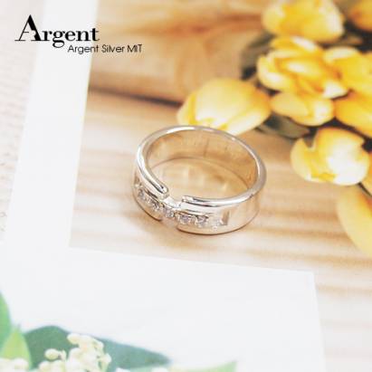 ARGENT 美鑽系列 藏心 純銀戒指