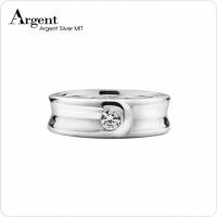 ARGENT 美鑽系列 鴛鴦 細版女戒 純銀戒指