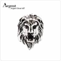 【ARGENT銀飾】動物系列「獅子王」純銀戒指 染黑款