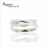 《ARGENT銀飾》造型系列「擁抱」 寬版男款 純銀戒指