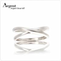 《ARGENT銀飾》造型系列「擁抱」 細版女戒 純銀戒指