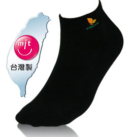 NUMEN 除臭機能襪~超短筒運動襪(毛巾底)黑