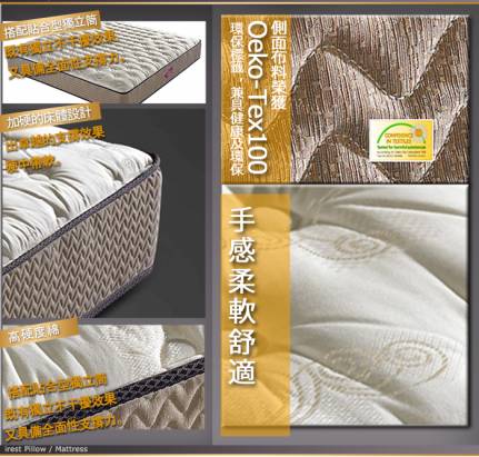 [睡眠達人SL4305]國家專利,強化型獨立筒床墊,提升單點及全面支撐,加大雙人,MIT(送USB保暖毯)