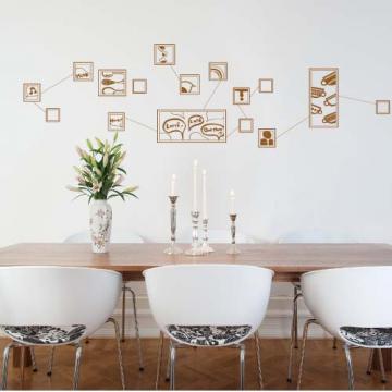 【Smart Design】創意無痕壁貼◆咖啡 8色可選