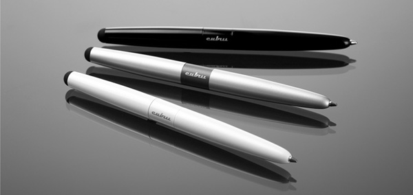 cubiii - Oval Pen 雙用觸控筆-珍珠白