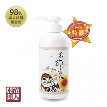 【木酢達人】新品上市 - 天然木酢清爽保濕沐浴乳500ml - 全身清潔all-in-one【#CMU050】