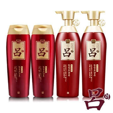 【呂 Ryoe】紅瓶燙染受損洗髮精4件組 (400mlx2瓶+200mlx2瓶)
