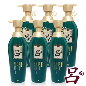 【呂 Ryoe】綠瓶頭皮乾癢洗髮精(400ml*6瓶)