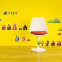 《Smart Life》創意無痕壁貼◆彩色房子