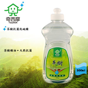 《奇西摩》茶樹抗菌洗碗精500ml擠壓瓶