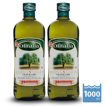 【Olitalia奧利塔】特級冷壓橄欖油1000mlx2瓶(禮盒)