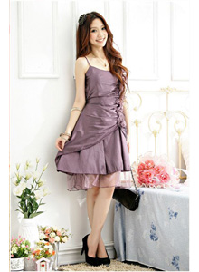 《正品玫瑰園》華麗玫瑰絲紗禮服洋裝/適胸32-48吋(三色)