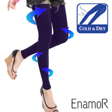 《EnamoR》機能款˙240d涼感抗UV提臀九分褲襪(魅惑紫)