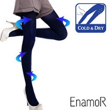 《EnamoR》機能款˙240d涼感抗UV提臀褲襪(學院藍)