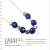 新光飾品‧藍色魅影潮流圓珠水晶項鏈 XL88065