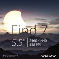 Oppo 預告新款手機 Find 7 將搭載 5.5 吋 2K 等級螢幕
