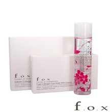 美國《F.O.X專業彩妝》SPA級櫻花魚子膠原眼膜組(5對)