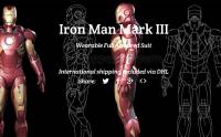 你也可以做 Iron Man: 全副可穿盔甲即將推出 [圖庫]