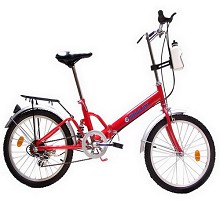 Gimlet東方紅20吋五段變速摺疊腳踏車(紅色)