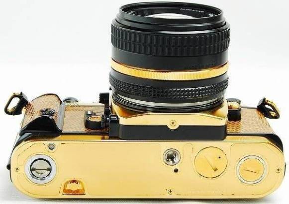 ［黃金相機系列］限量鍍金 Nikon FA 售價美金一萬二