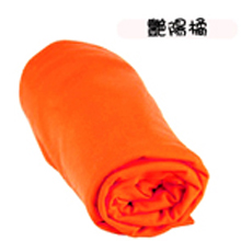百變時尚海灘巾(仿真絲)-豔陽橘