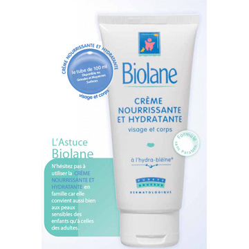 《法國原裝進口》法貝兒Biolane 去敏營養保護霜100mL(敏膚專用)