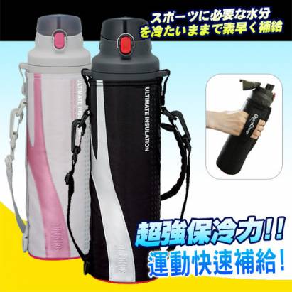 THERMOS膳魔師 不鏽鋼真空保冷冰炫瓶1420ml-白色