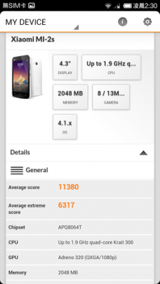 趕著買小米手機2S的最後一波：展示機 32GB 5,990 元
