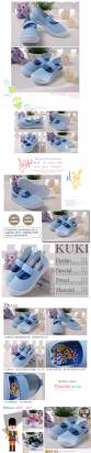 魔法Baby~台灣製造幼兒園藍色素面室內鞋~男女童鞋~sa019