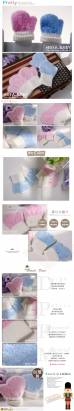 魔法Baby~台灣製造嬰兒護手套(藍.粉)~兩雙同色一組~嬰幼兒用品~g3894