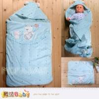 厚鋪棉包被~百貨專櫃精品雙層厚鋪棉極暖抱被~嬰幼兒用品~魔法Baby~k33120