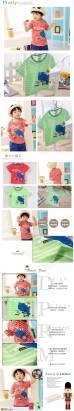 兒童短袖T恤~台灣製圖T(紅.綠)~男童裝~魔法Baby~k34097