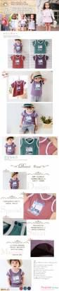 兒童短袖T恤~百貨專櫃正品嬰幼兒上衣(紫.磚紅.綠)~魔法Baby~k35223