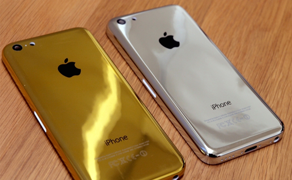 iPhone 5c也有金銀色, 比iPhone 5s更閃亮 [圖庫]