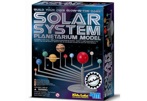 桌上型模型 立體八大行星(夜光效果)Solar System Planetarium