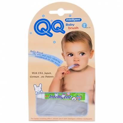 因特力淨  寶貝QQ刷組 (QQ刷+7g兒童酵素牙膏)