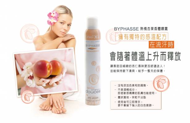 BYPHASSE蓓昂斯熱情杏果香體噴霧 250ml