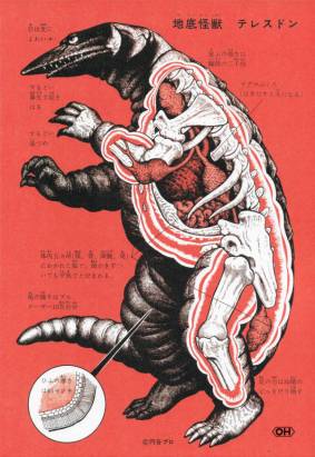 【懷舊】1972 年出版《怪獣図解入門》