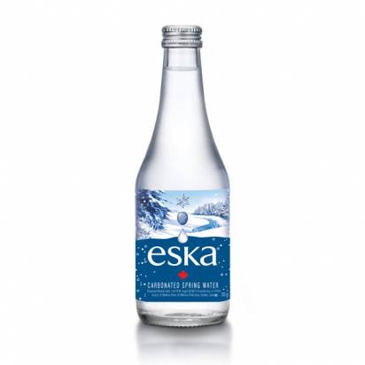 加拿大eska愛斯卡氣泡冰川水 玻璃瓶 355mlx24瓶 (箱)