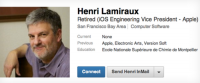 蘋果 iOS 總工程師 Henri Lamiraux 正式退休...