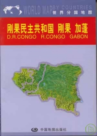 剛果民主共和國 剛果 加蓬地圖