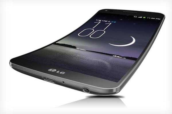LG發表曲面螢幕的彎曲機身智慧型手機G Flex