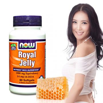 NOW健而婷－濃縮蜂王漿1000 (60顆/瓶)