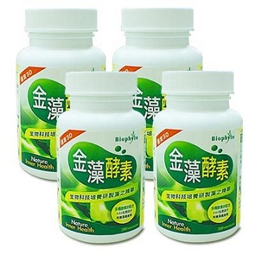 《遠東生技》金藻酵素4瓶(200mg/300錠/瓶)
